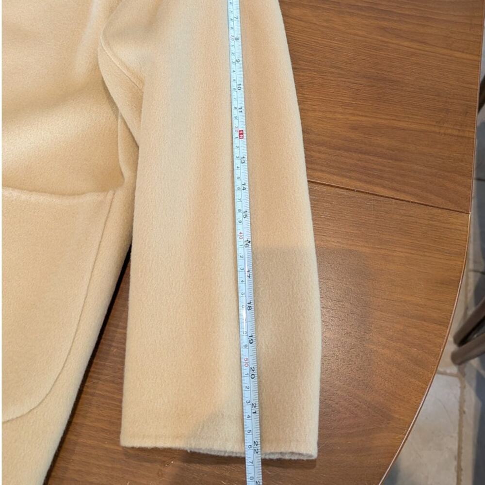 Lounge Beige Wool Single-Breasted Button Long Sle… - image 7